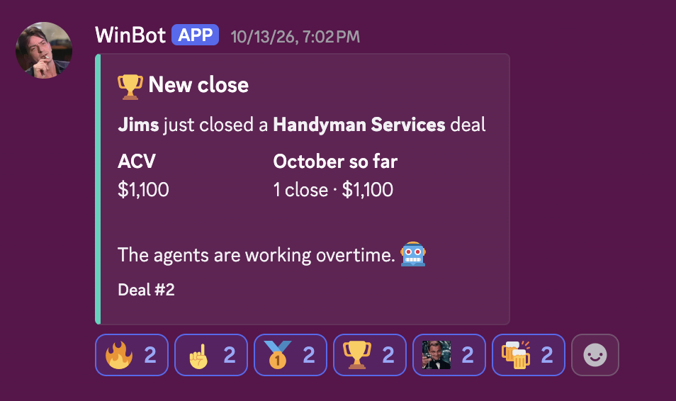Deal alert: a handyman services deal closed for $1,100